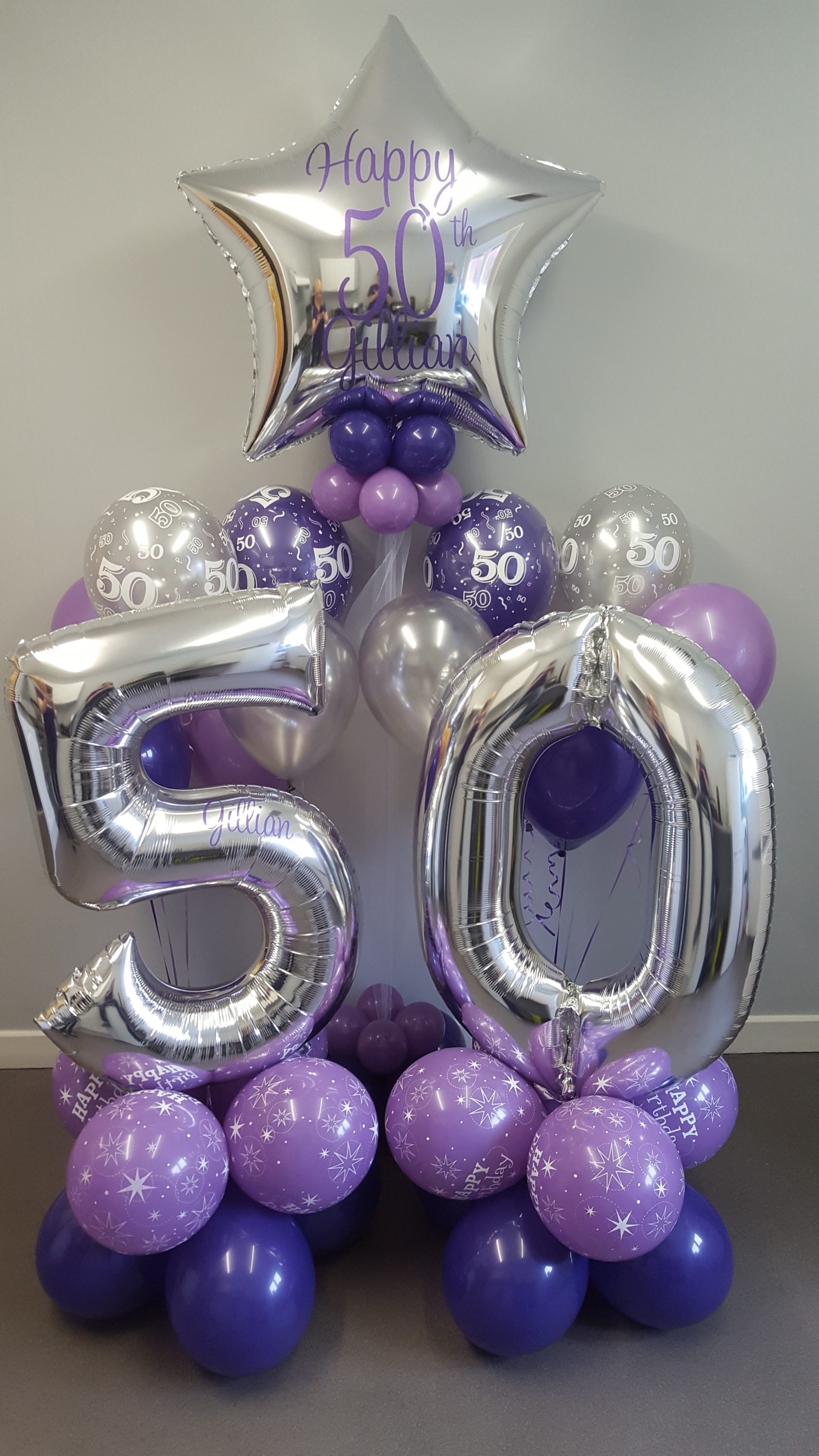 Purple Birthday 50th | Party Balloons and supplies in Cumbernauld