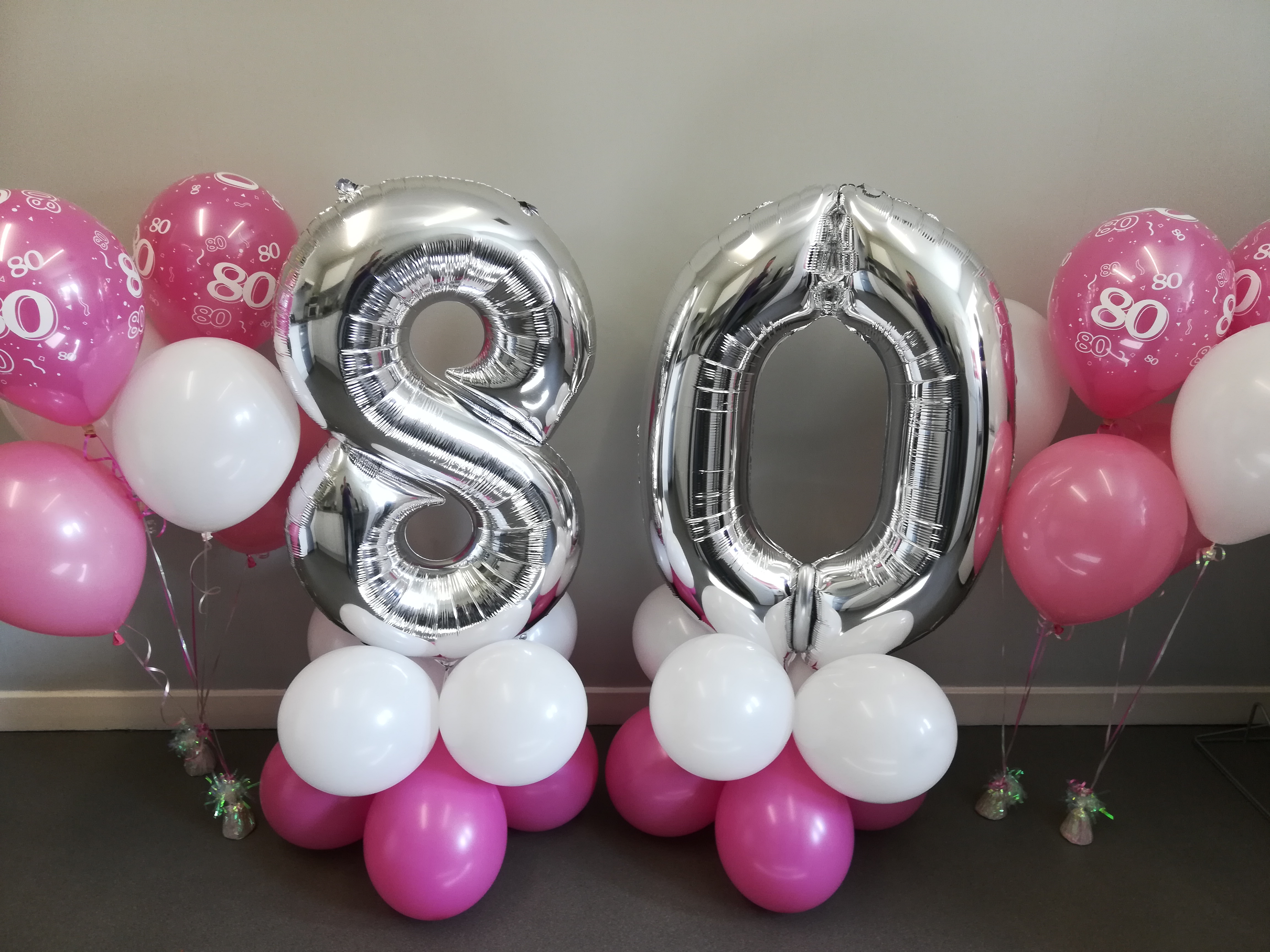 80th Pink Party Party Balloons And Supplies In Cumbernauld Glasgow By Party Blowout