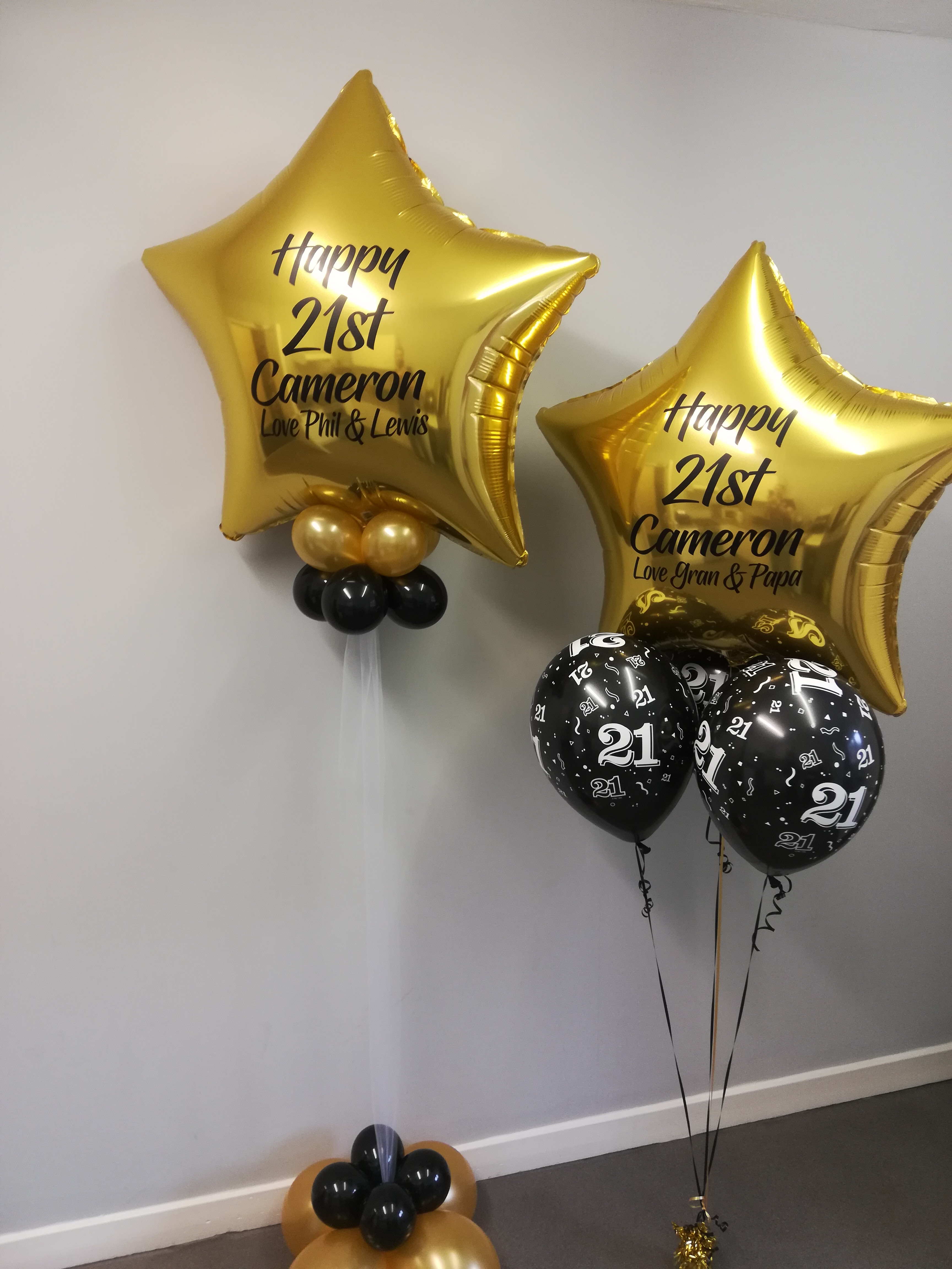 Gold Large Foils | Party Balloons and supplies in Cumbernauld Glasgow ...